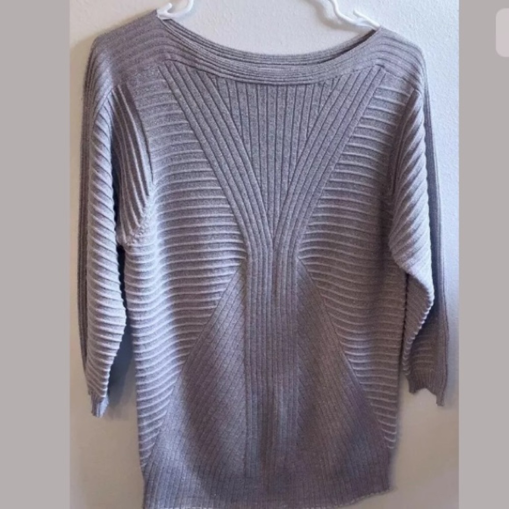 Peck & Peck Long sleeve glitter sweater